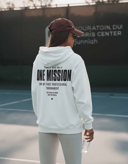 One Mission – Custom White Hoodie