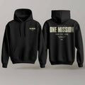 One Mission – Custom Black & Sand Hoodie