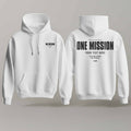 One Mission – Custom White Hoodie